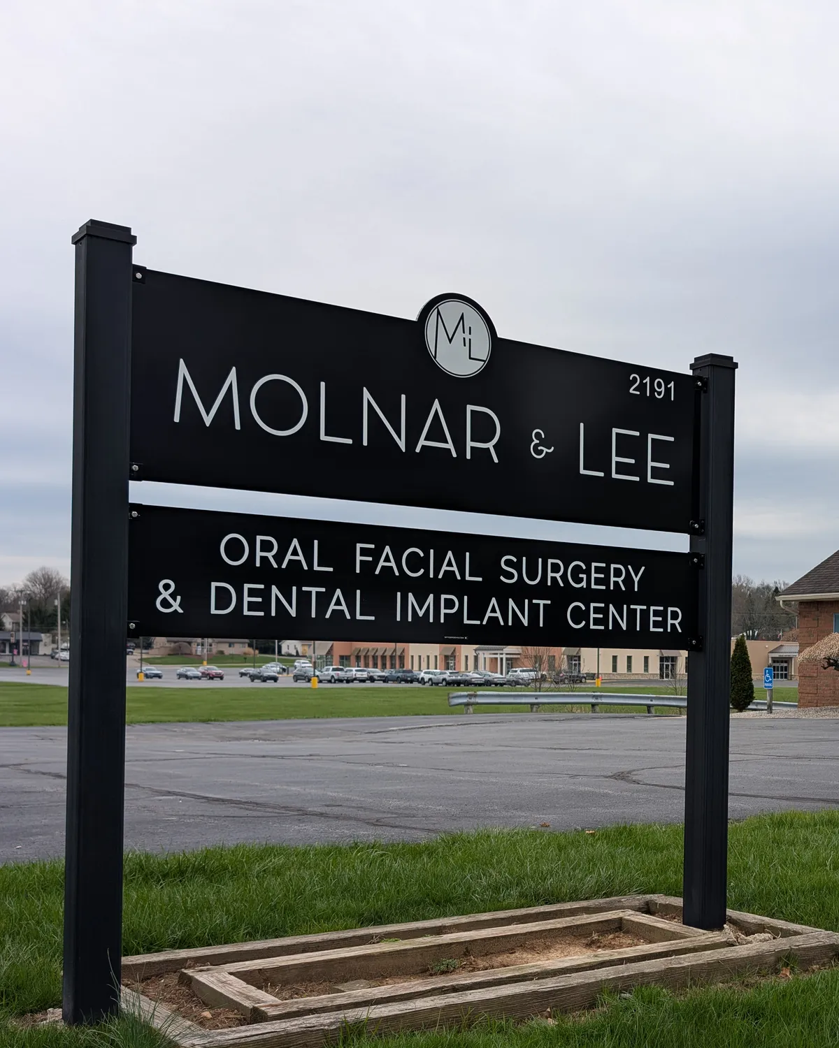 The Molnar & Lee sign at 2191 Park Avenue West in Ontario, Ohio